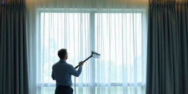 Commercial curtain stain removal service rocklea hotels offices restaurants