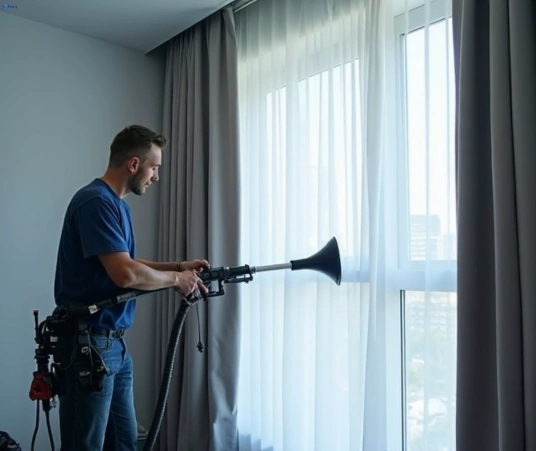 Professional curtain stain removal process equipment Matty Curtain Cleaning rocklea